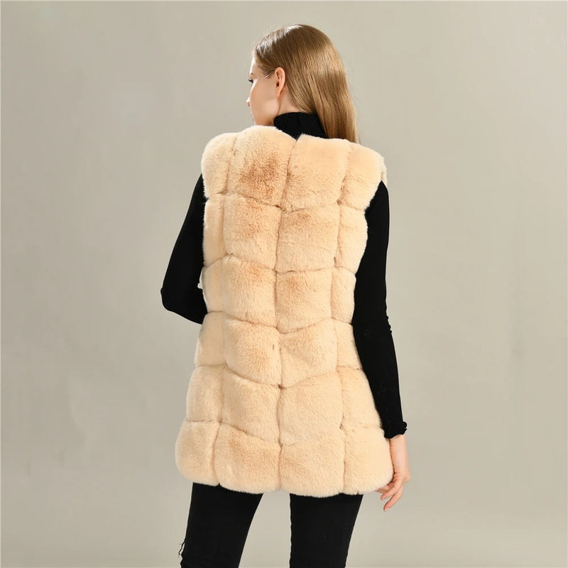 IcyyBoss Faux Fur Vest