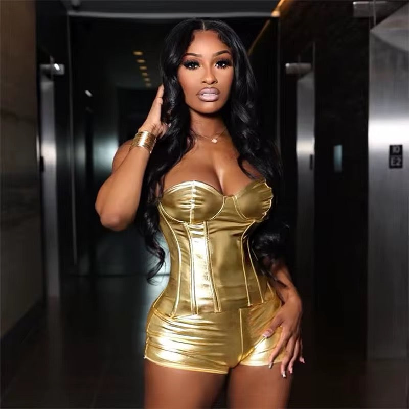 Golden Girl shorts set