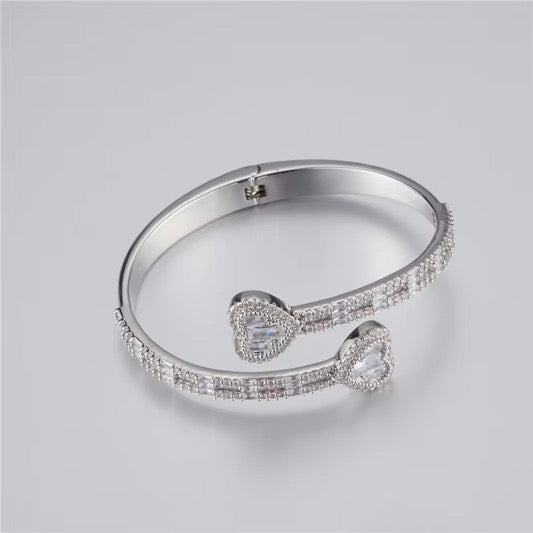 Icyy Heart Baguette bracelet
