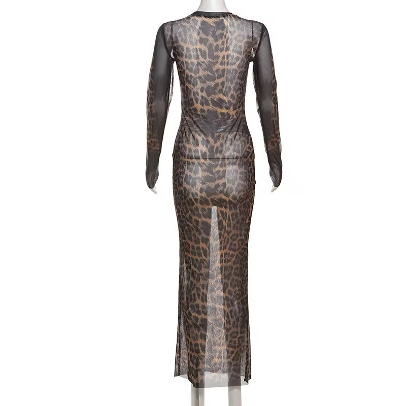 Cheetah Leopard dress