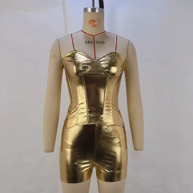 Golden Girl shorts set