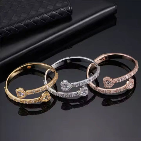 Icyy Heart Baguette bracelet