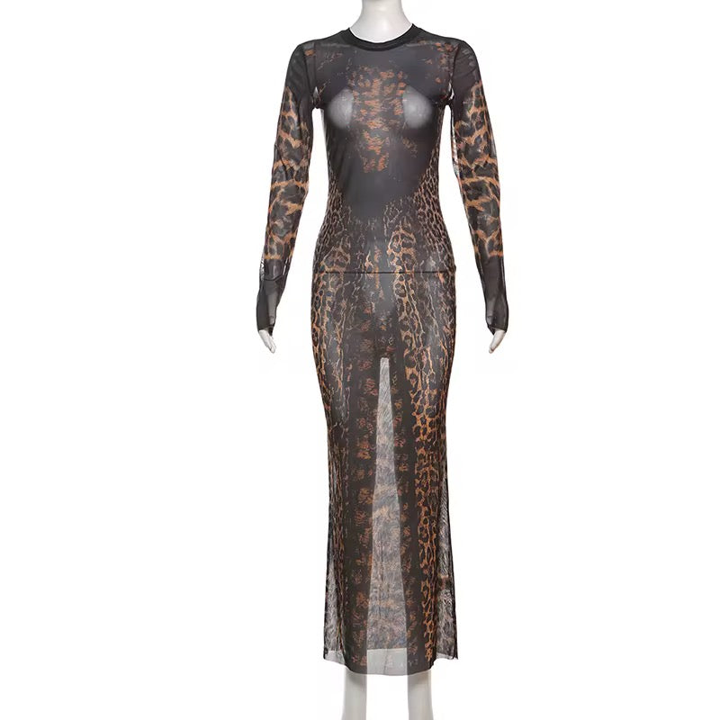 Cheetah Leopard dress