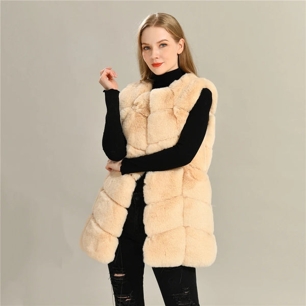 IcyyBoss Faux Fur Vest