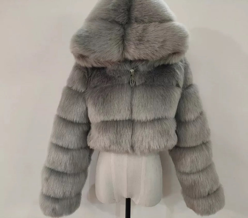 Icyy Lux Faux bomber