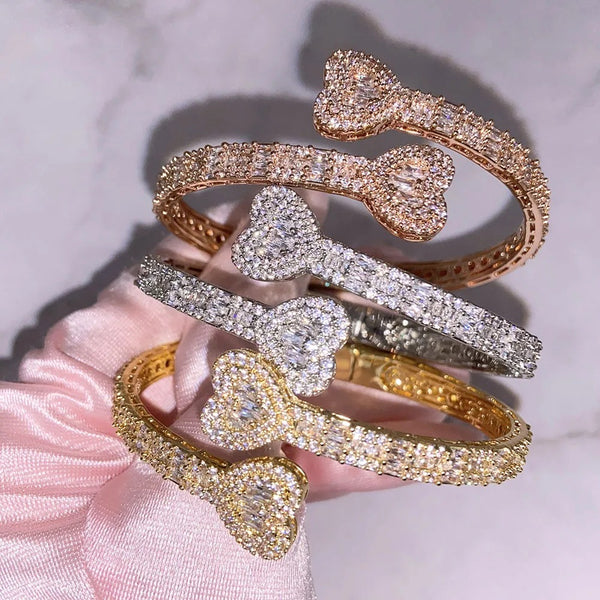 Icyy Heart Baguette bracelet