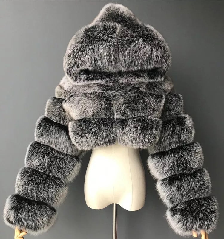Icyy Lux Faux bomber
